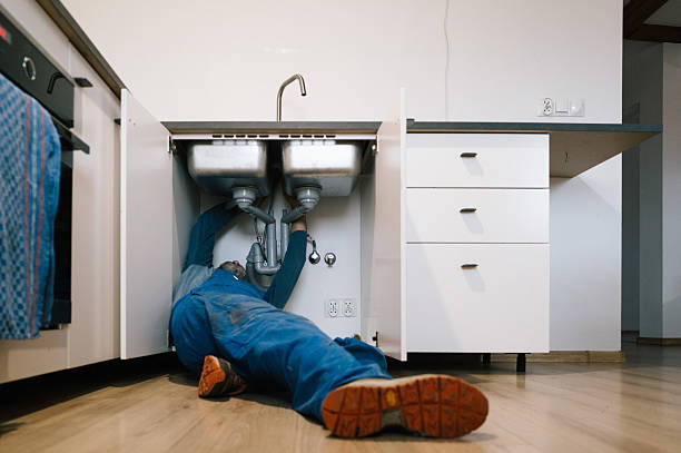 Professional Drain Cleaning technician working in West Fulton, NY